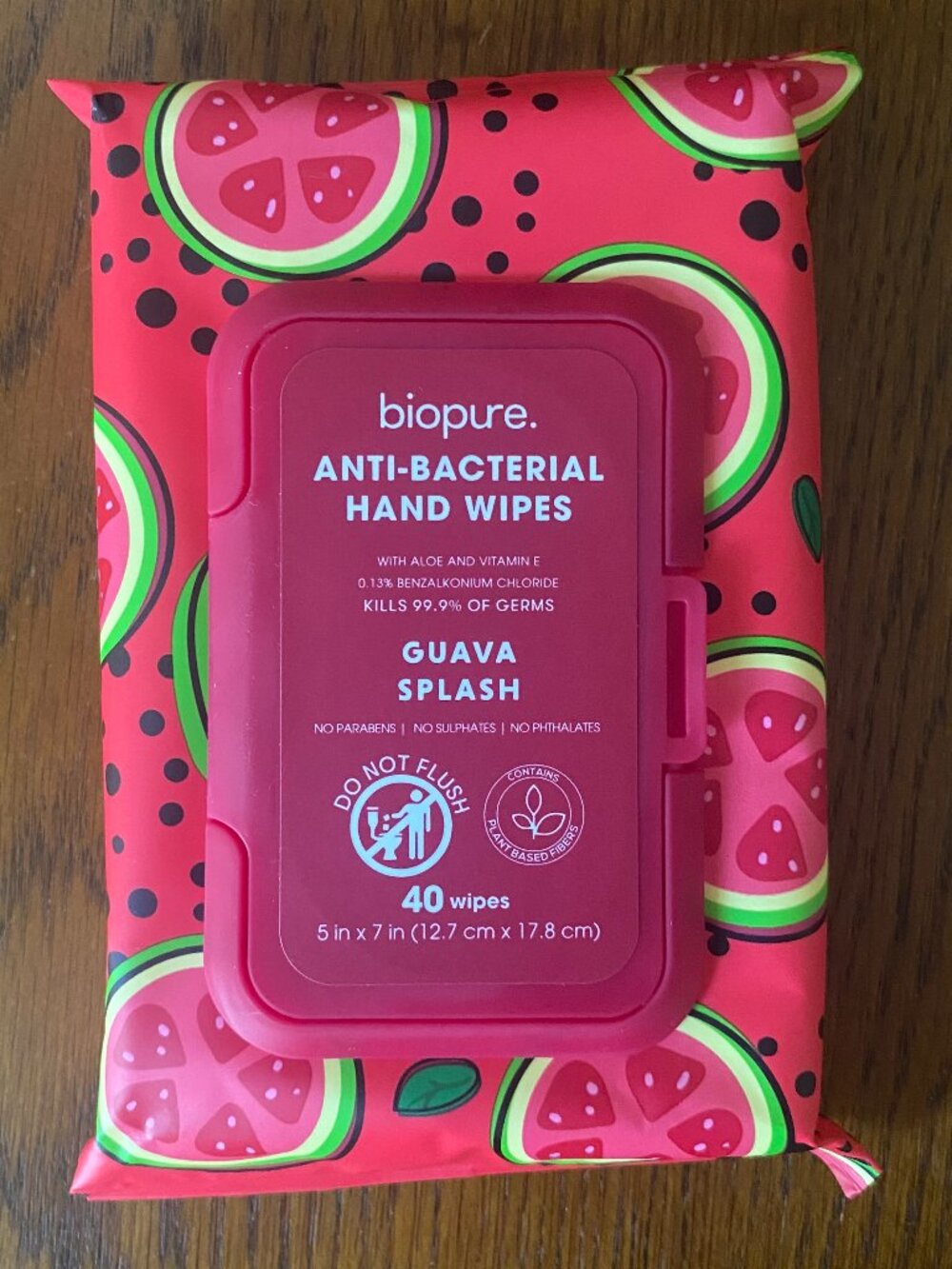 5/$10 biopure. AntiBac *GUAVA SPLASH* 40 count
